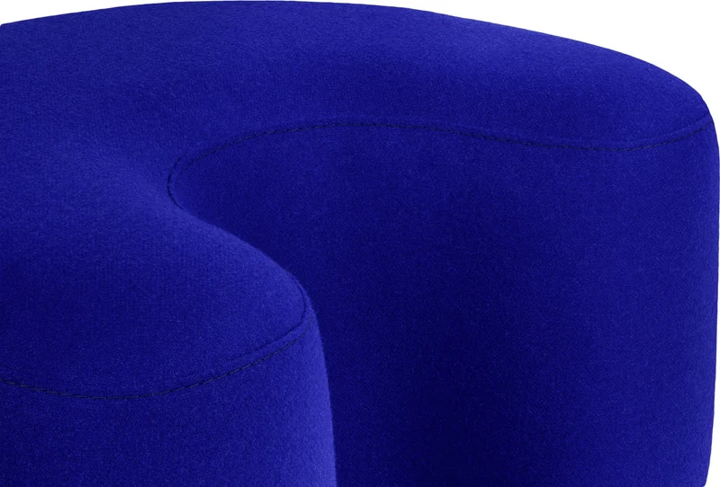 Pouf en laine myrtille Ü - noo.ma