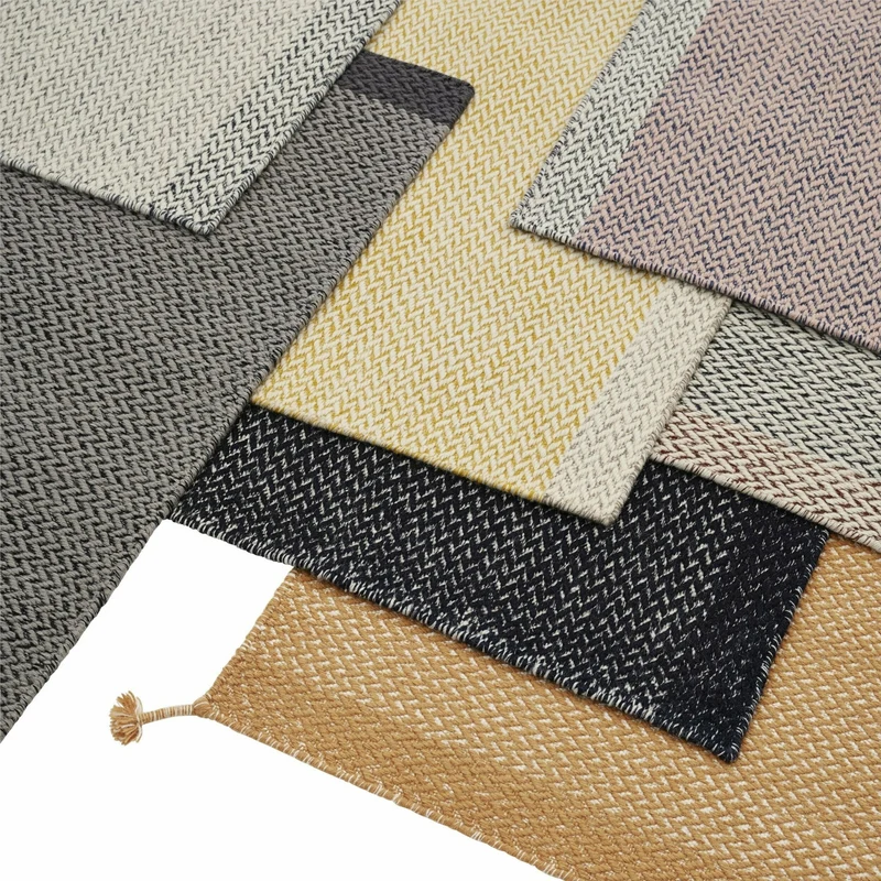Tapis en laine orangé 140 x 85 cm Ply - Muuto
