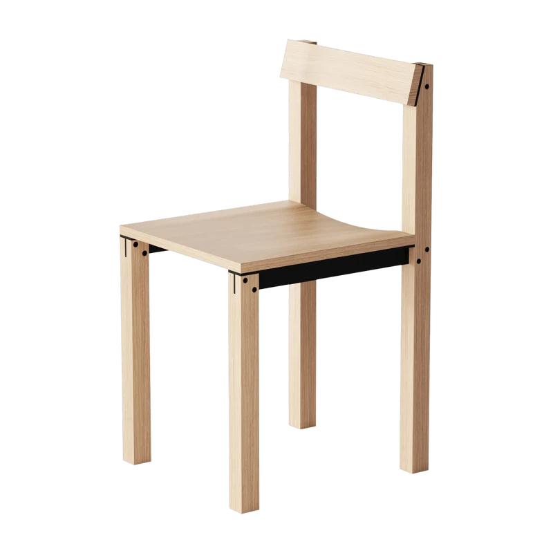 Chaise en bois de chêne Tal - Kann Design