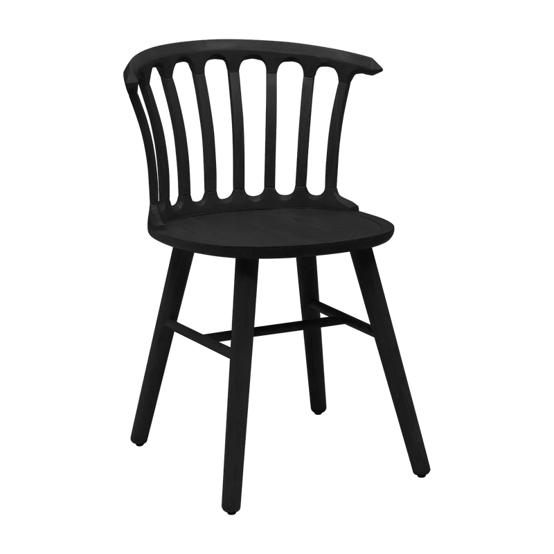 Chaise en frêne noir San Marco - Hans K