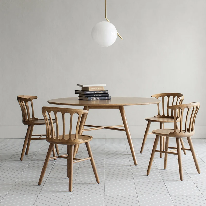 Table ronde en chêne huilé 140 cm San Marco - Hans K