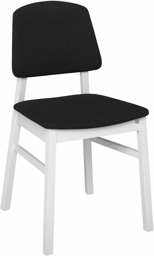 Dossier de chaise en tissu noir Verona - Hans K