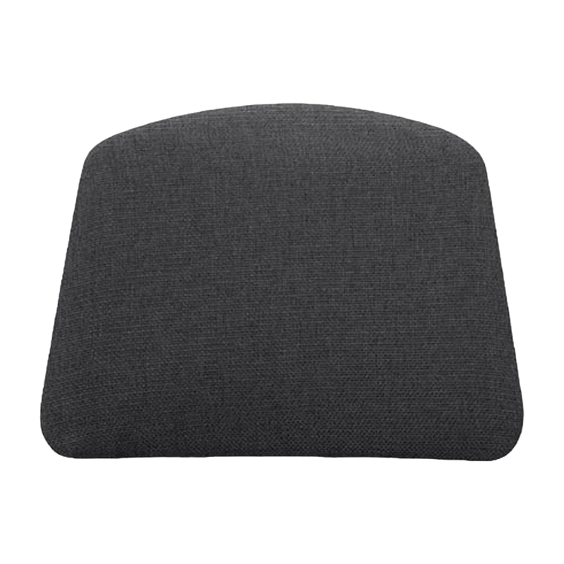Dossier de chaise en tissu graphite Verona - Hans K