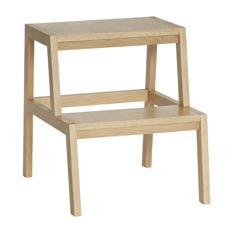 Tabouret en placage de chêne - Hübsch