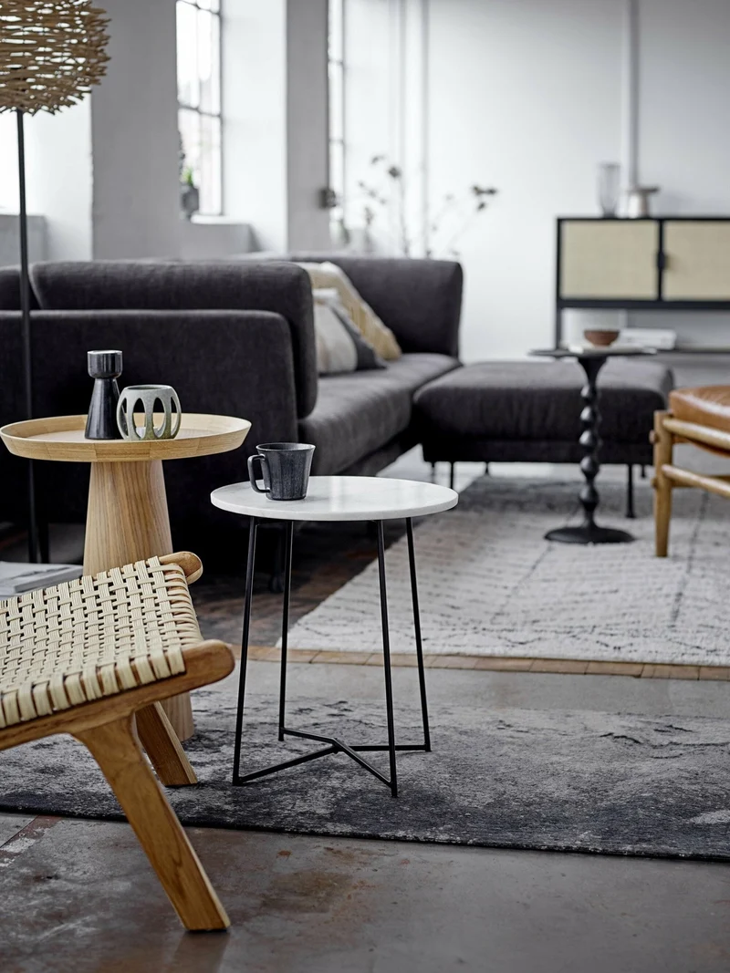 Table noire en aluminium Anka - Bloomingville