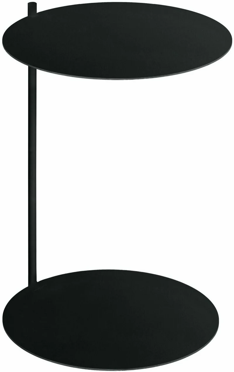 Table d'appoint en acier noir volcanique Ande - noo.ma