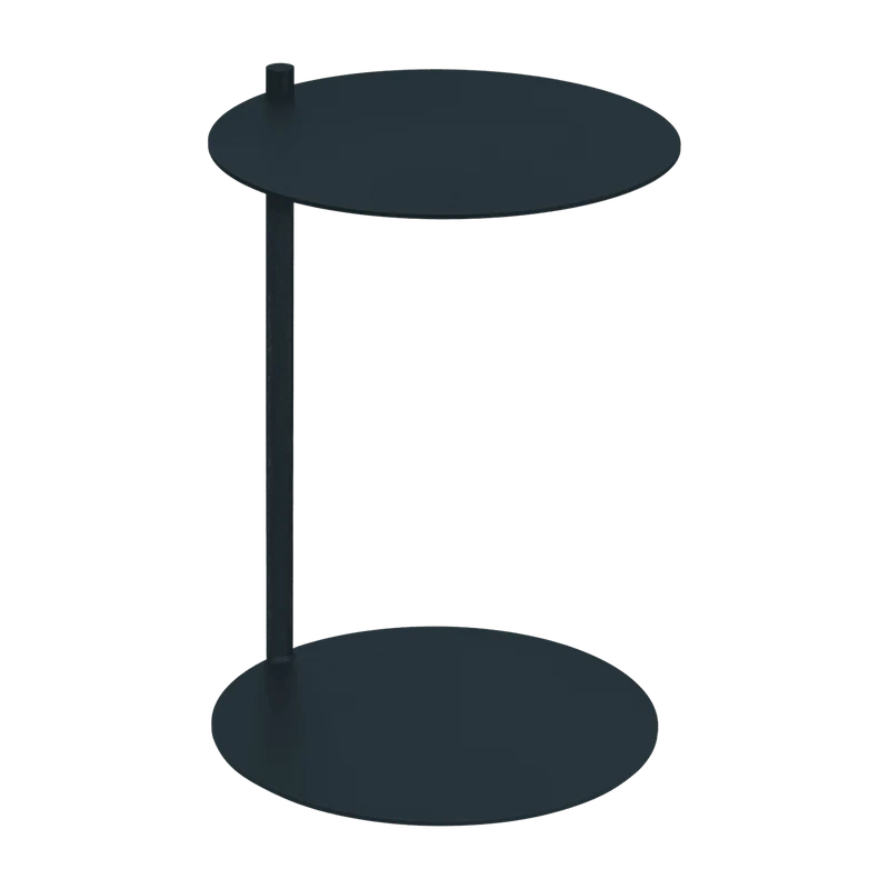 Table d'appoint en acier bleu atlantic Ande - noo.ma