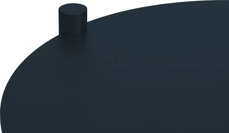 Table d'appoint en acier bleu atlantic Ande - noo.ma