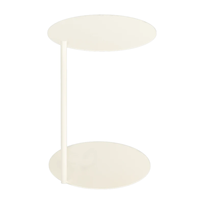 Table d'appoint en acier beige Ande - noo.ma