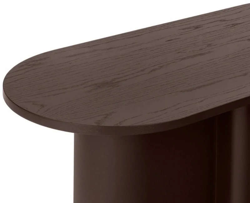 Table basse en placage de chêne myrtille Looi Vulcano - noo.ma