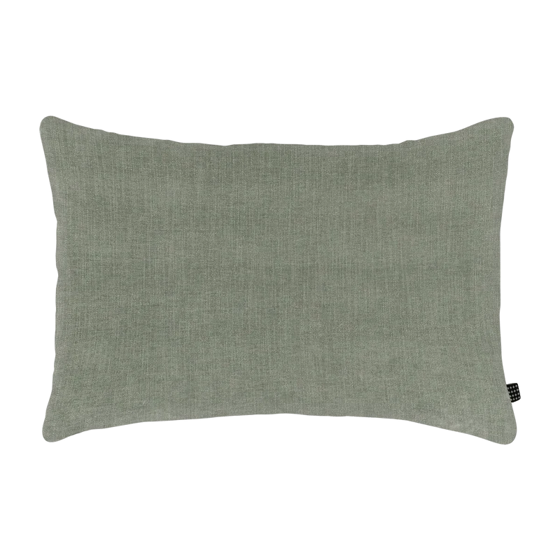 Coussin vert dusty 60x40 cm Chenille - Mette Ditmer
