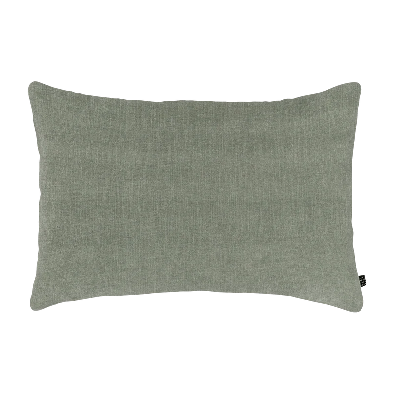 Coussin vert dusty 70x50 cm Chenille - Mette Ditmer