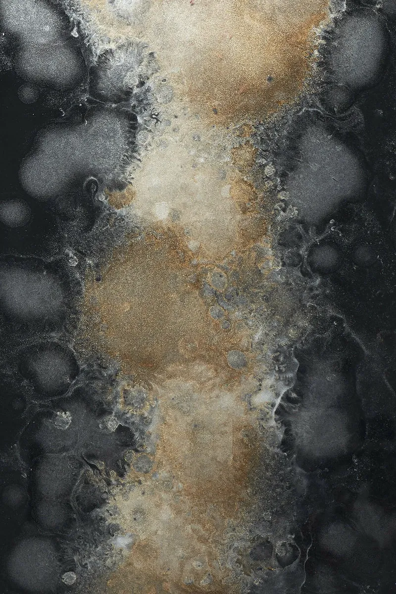Vide-poches en verre Black Organic 42 x 24 cm - Ethnicraft Accessories