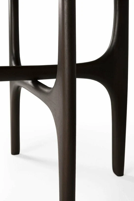 Table d'appoint noire Polished Imperfect en acajou - Ethnicraft Accessories