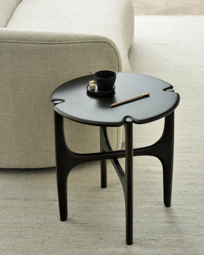 Table d'appoint noire Polished Imperfect en acajou - Ethnicraft Accessories