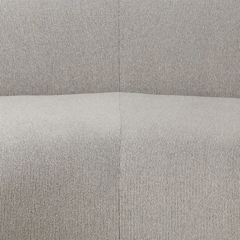 Module d'angle arrondi sneak gris clair Jax - Hkliving