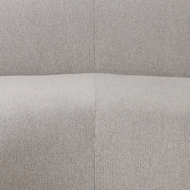 Module d'angle arrondi sneak gris clair Jax - Hkliving