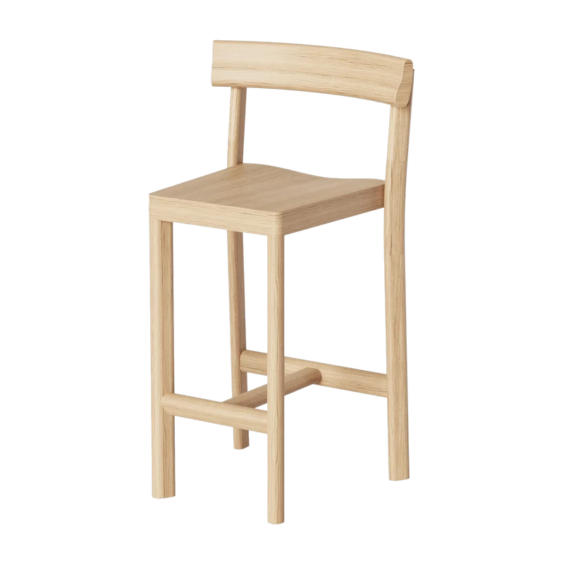 Chaise en bois de chêne naturel Galta 65 - Kann Design