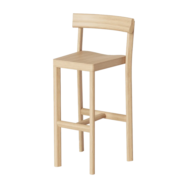 Chaise en bois de chêne naturel Galta 75 - Kann Design