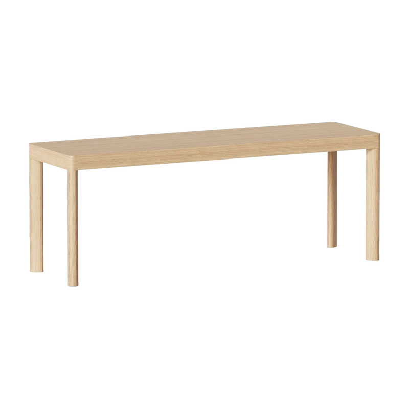 Banc en bois de chêne naturel Galta 120 - Kann Design