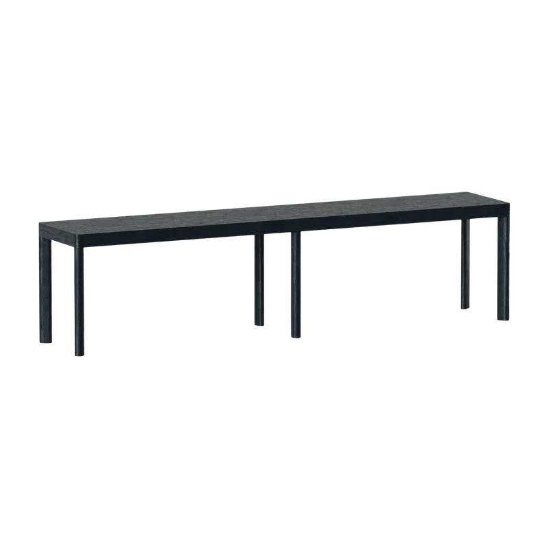 Banc en bois de chêne noir Galta 180 - Kann Design