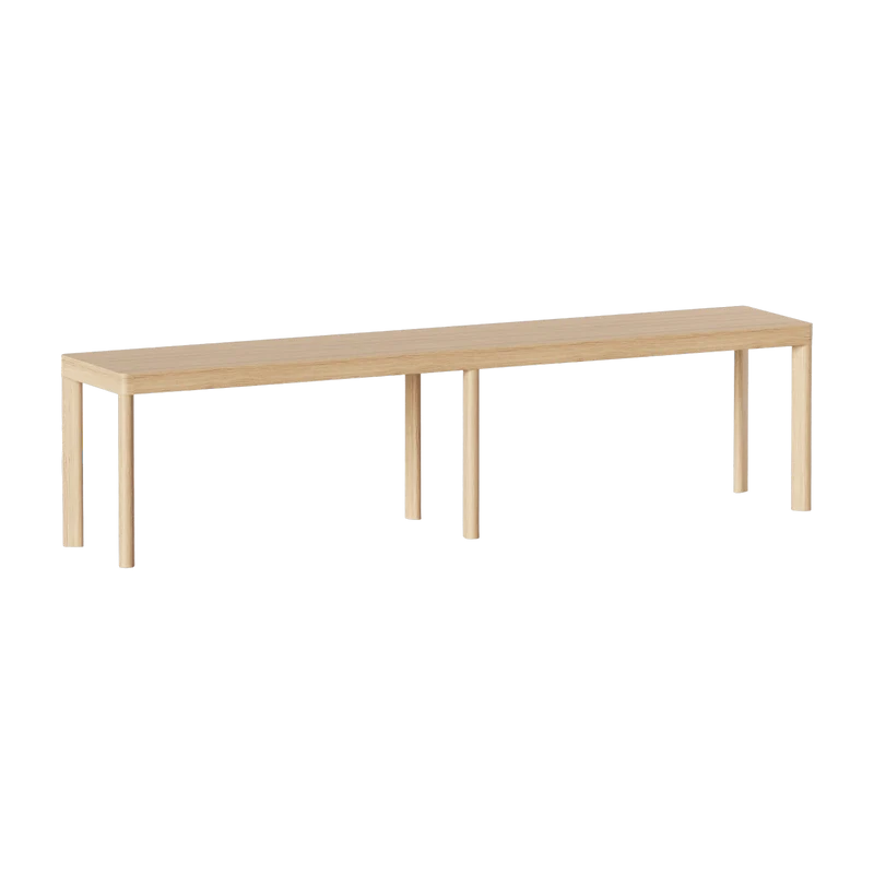 Banc en bois de chêne naturel Galta 180 - Kann Design