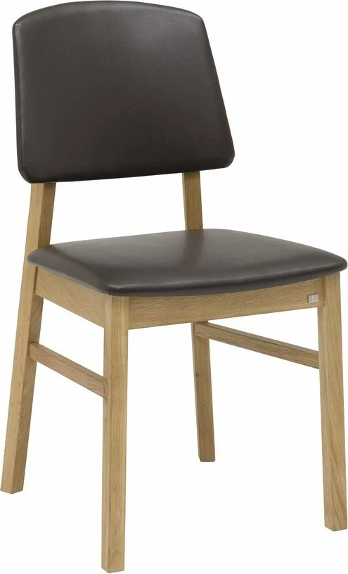 Assise de chaise en cuir reconstitué marron Verona - Hans K