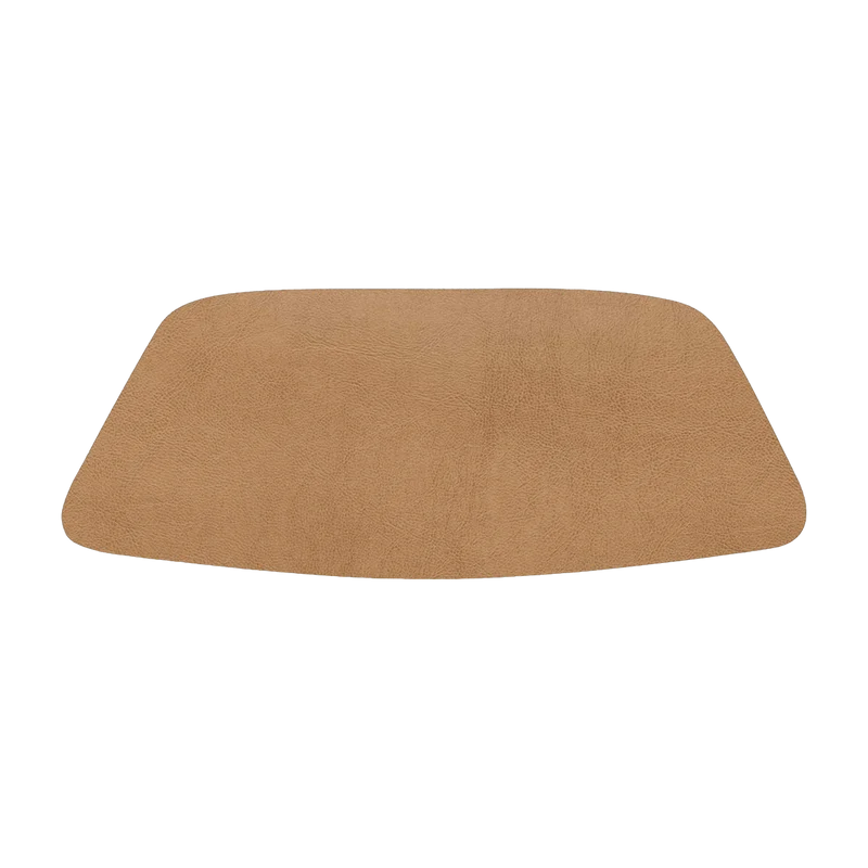Assise de chaise en cuir reconstitué camel Verona - Hans K