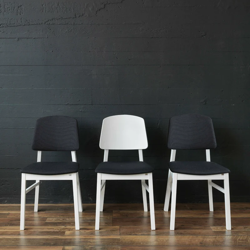 Assise de chaise en tissu noir Verona - Hans K