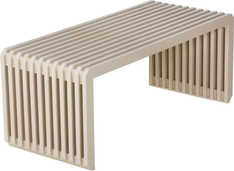 Banc moderne en bois beige - HKliving