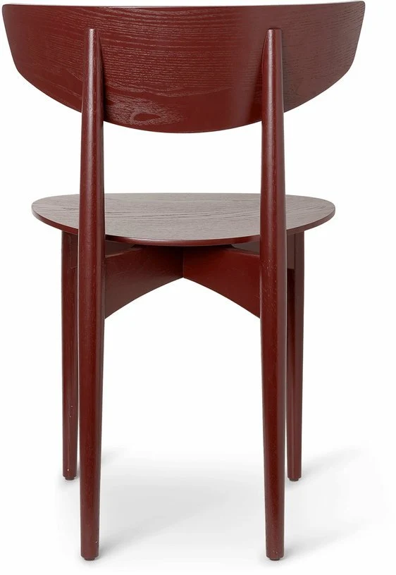Chaise en bois marron rouge 45 x 75,5 x 46,5 cm Herman - Ferm Living