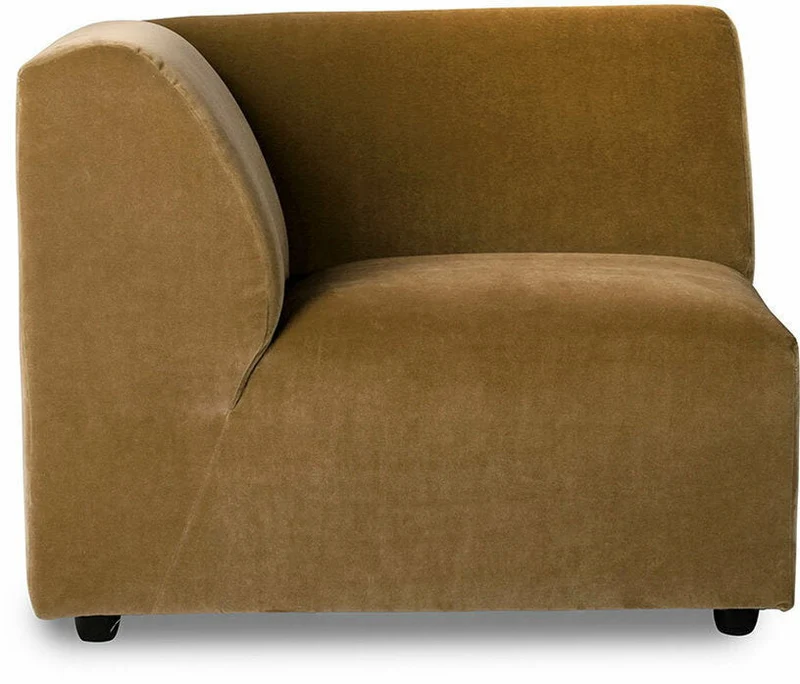Module de fin angle gauche sneak gris clair Jax - Hkliving