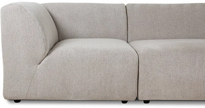 Module de fin angle gauche sneak gris clair Jax - Hkliving