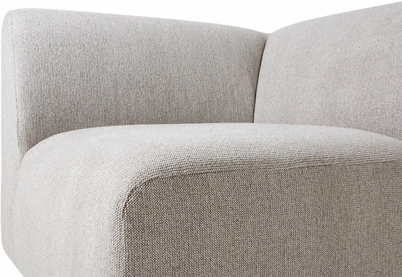 Module de fin angle gauche sneak gris clair Jax - Hkliving