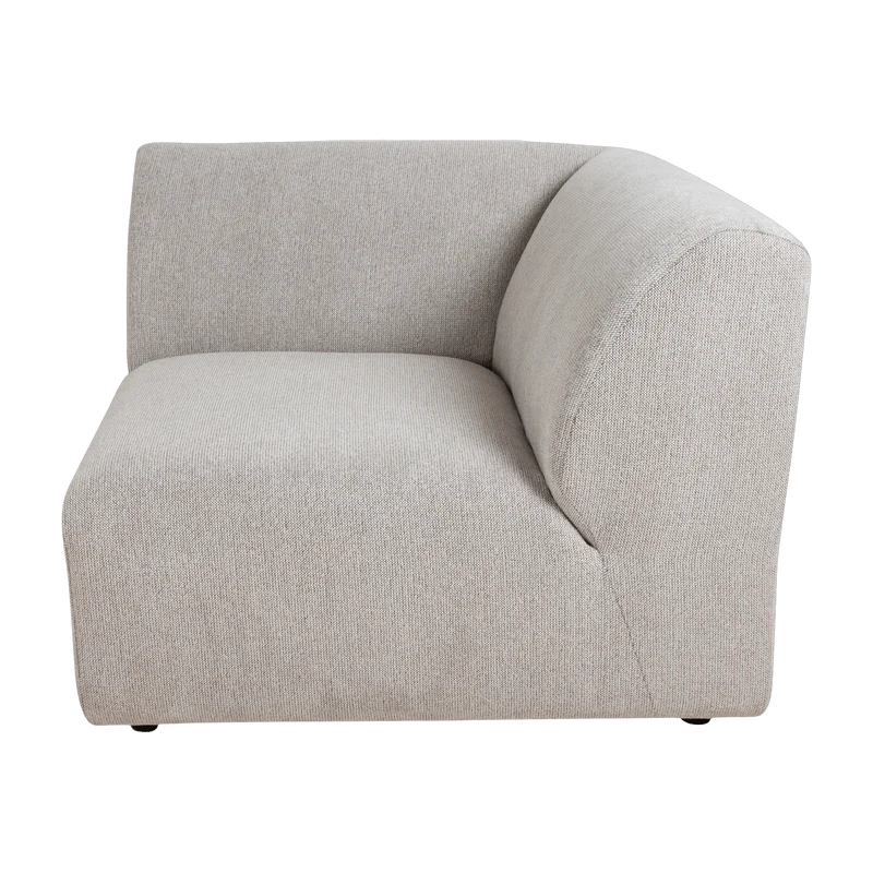 Module de fin angle droit sneak gris clair Jax - Hkliving
