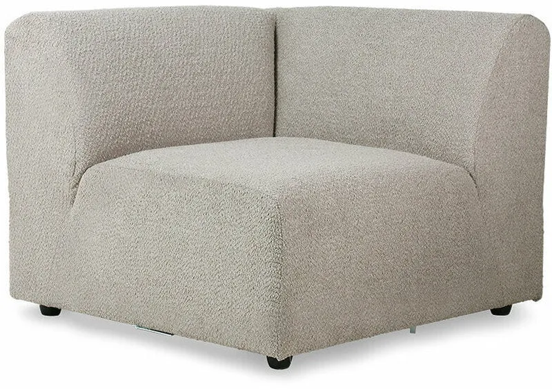 Module de fin angle droit sneak gris clair Jax - Hkliving