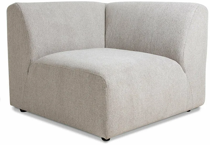 Module de fin angle droit sneak gris clair Jax - Hkliving