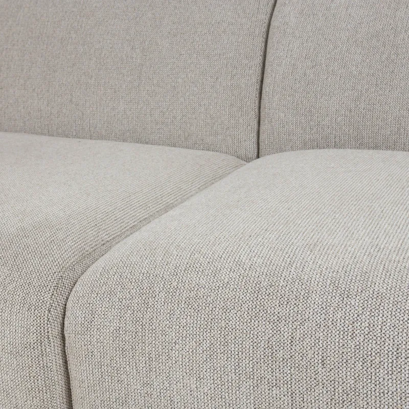 Module de fin angle droit sneak gris clair Jax - Hkliving