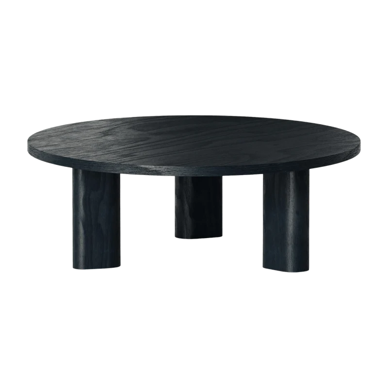 Table basse ronde en chêne noir Galta Forte Round - Kann Design