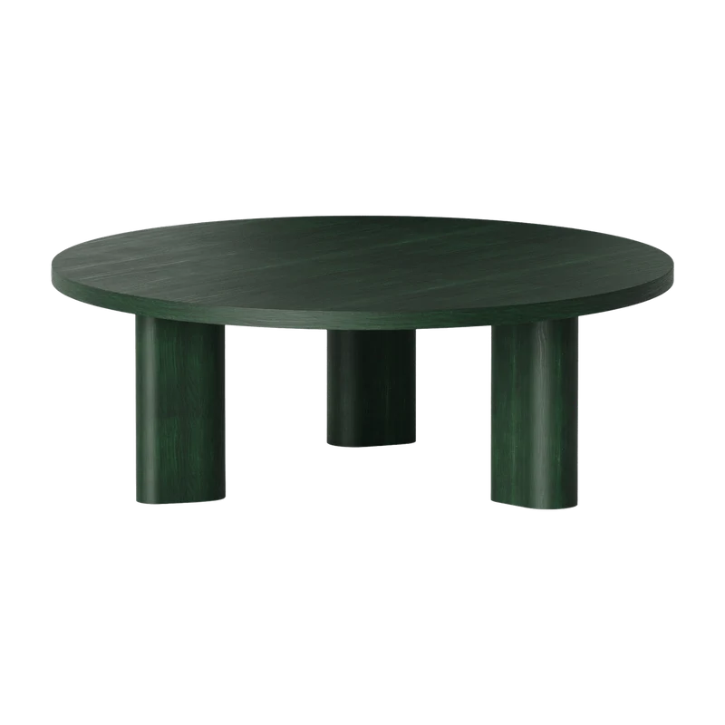 Table basse ronde en chêne verte Galta Forte Round - Kann Design