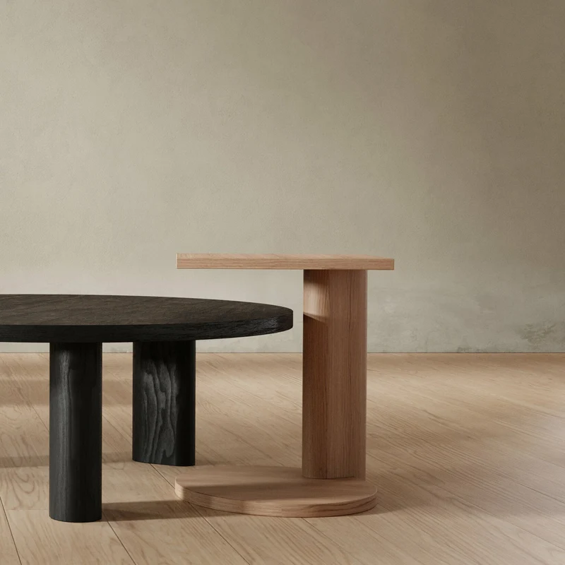 Table d'appoint en chêne naturel Galta Forte Side - Kann Design