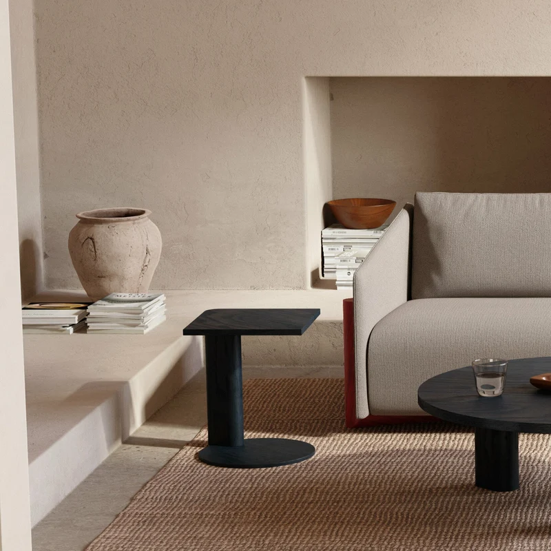 Table d'appoint en chêne noire Galta Forte Side - Kann Design
