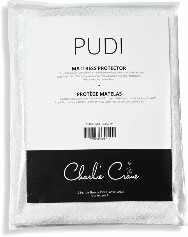 Matelas à langer blanc Noga - Charlie Crane