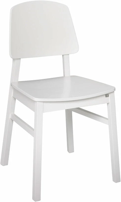 Assise de chaise en placage Bentwood blanc Verona - Hans K