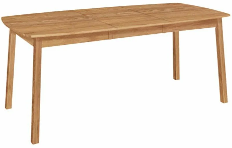 Table ellipse rectangulaire en chêne huilé 137 x 90 cm Verona - Hans K