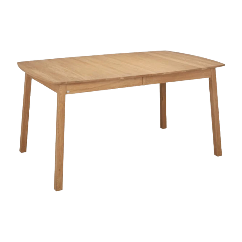 Table ellipse rectangulaire en chêne huilé 160 x 102 cm Verona - Hans K