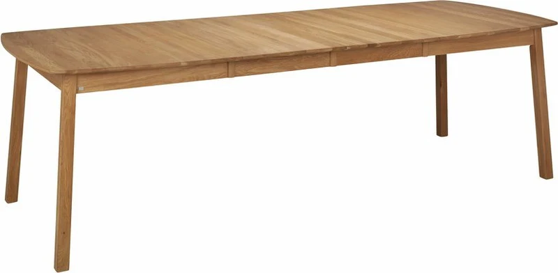 Table ellipse rectangulaire en chêne huilé 160 x 102 cm Verona - Hans K
