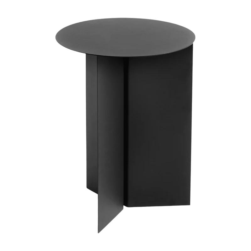 Table d'appoint en acier noire Slit - HAY