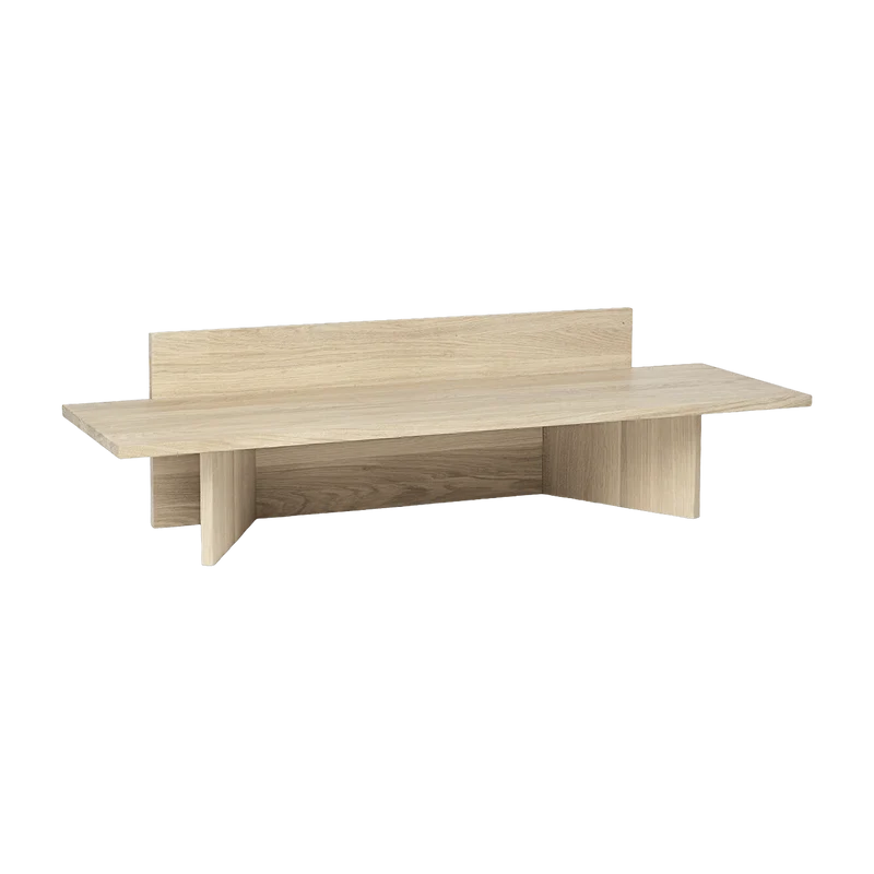 Banc oblique en chêne massif - Ferm Living