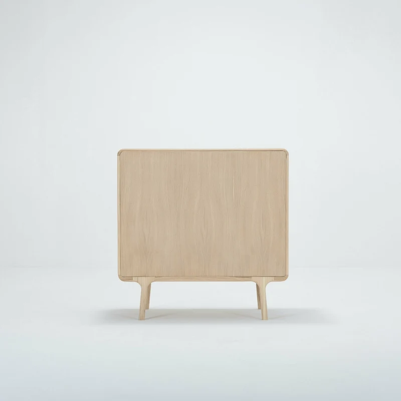 Commode en chêne blanchi huilé Fawn - Gazzda